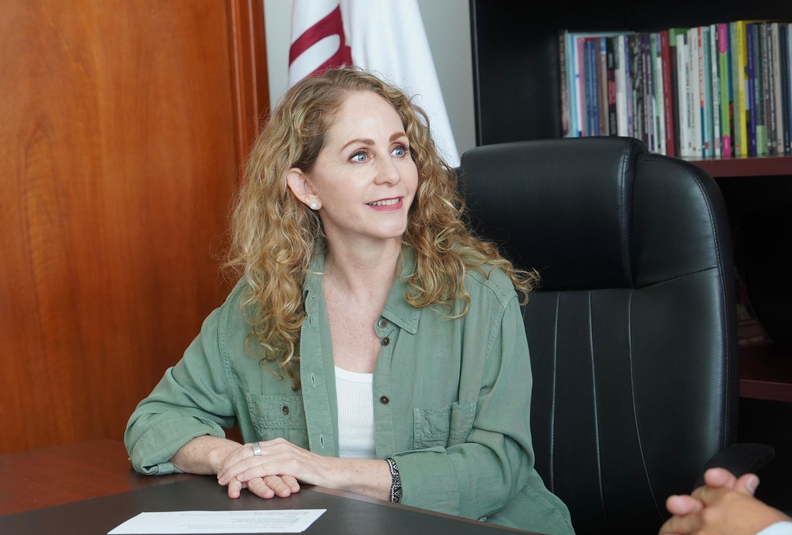 Marcela González respalda propuesta para una elección histórica en 2027